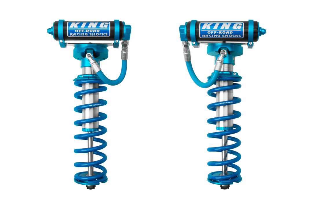 King Shocks 2.5" Performance Front Coilover Conversion w/ Remote Reservoir – 2005-2026 Ford F-250/F-350/F-450/F-550 Super Duty 4WD