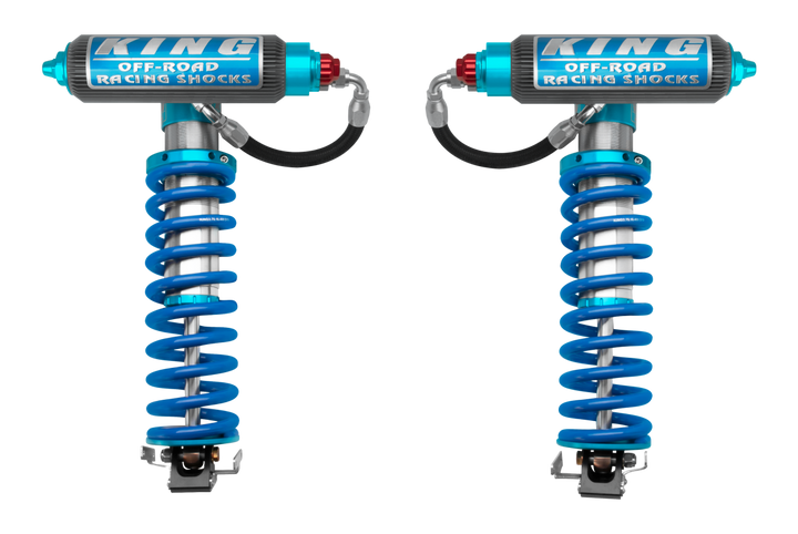 King Shocks 2.5" Performance Front Coilover Conversion w/ Remote Reservoir – 2005-2026 Ford F-250/F-350/F-450/F-550 Super Duty 4WD (6-8" Lift) (PN 33001-424A)