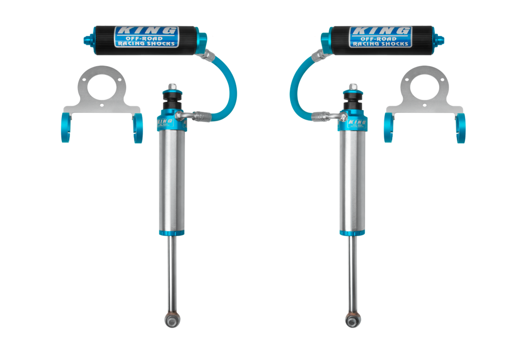 King Shocks 2.5" Performance Front Remote Reservoir Shock – 2005-2026 Ford F-250/F-350/F-450/F-550 Super Duty 4WD (1-2.5" Lift)