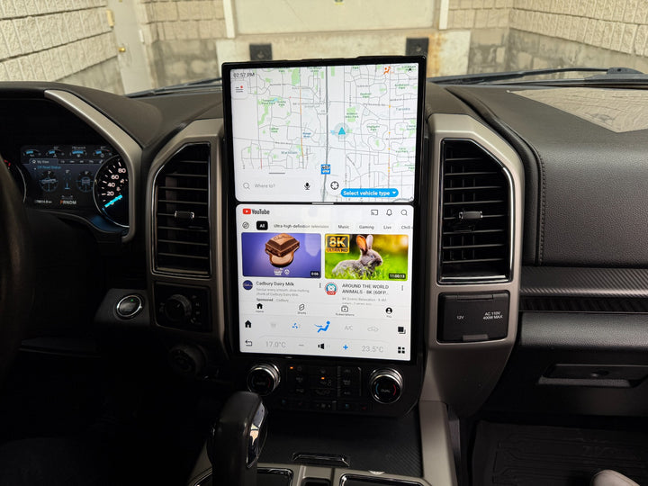 Ford F150 "BIG 17" Inch Tesla Style Screen 2017-2022