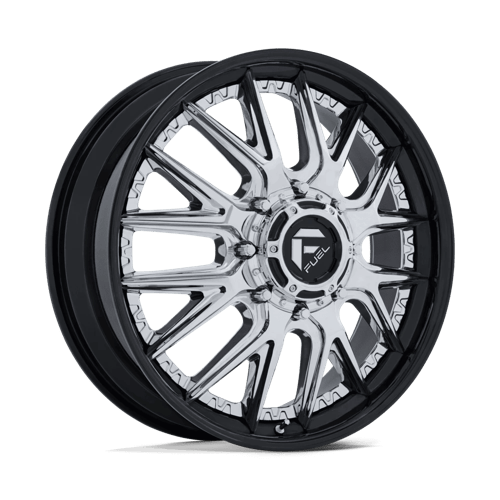 Fuel Off-Road CATALYST DUALLY Chrome w/ Gloss Black Lip