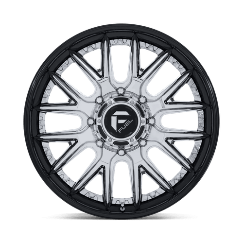Fuel Off-Road CATALYST DUALLY Chrome w/ Gloss Black Lip