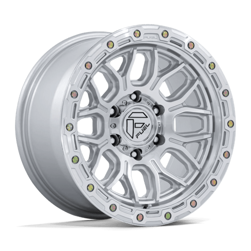 Fuel Off-Road SURGE Gloss Silver w/ Machined Face