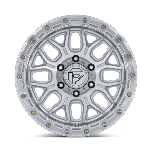 Fuel Off-Road SURGE Gloss Silver w/ Machined Face