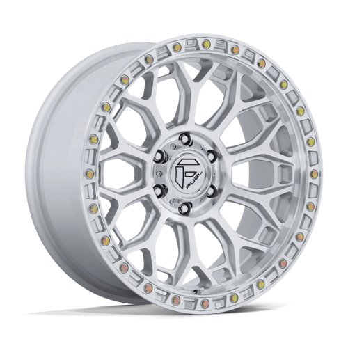 Fuel Off-Road TALON Gloss Silver w/ Machined Face