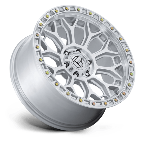 Fuel Off-Road TALON Gloss Silver w/ Machined Face