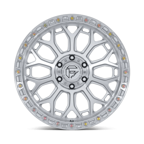 Fuel Off-Road TALON Gloss Silver w/ Machined Face