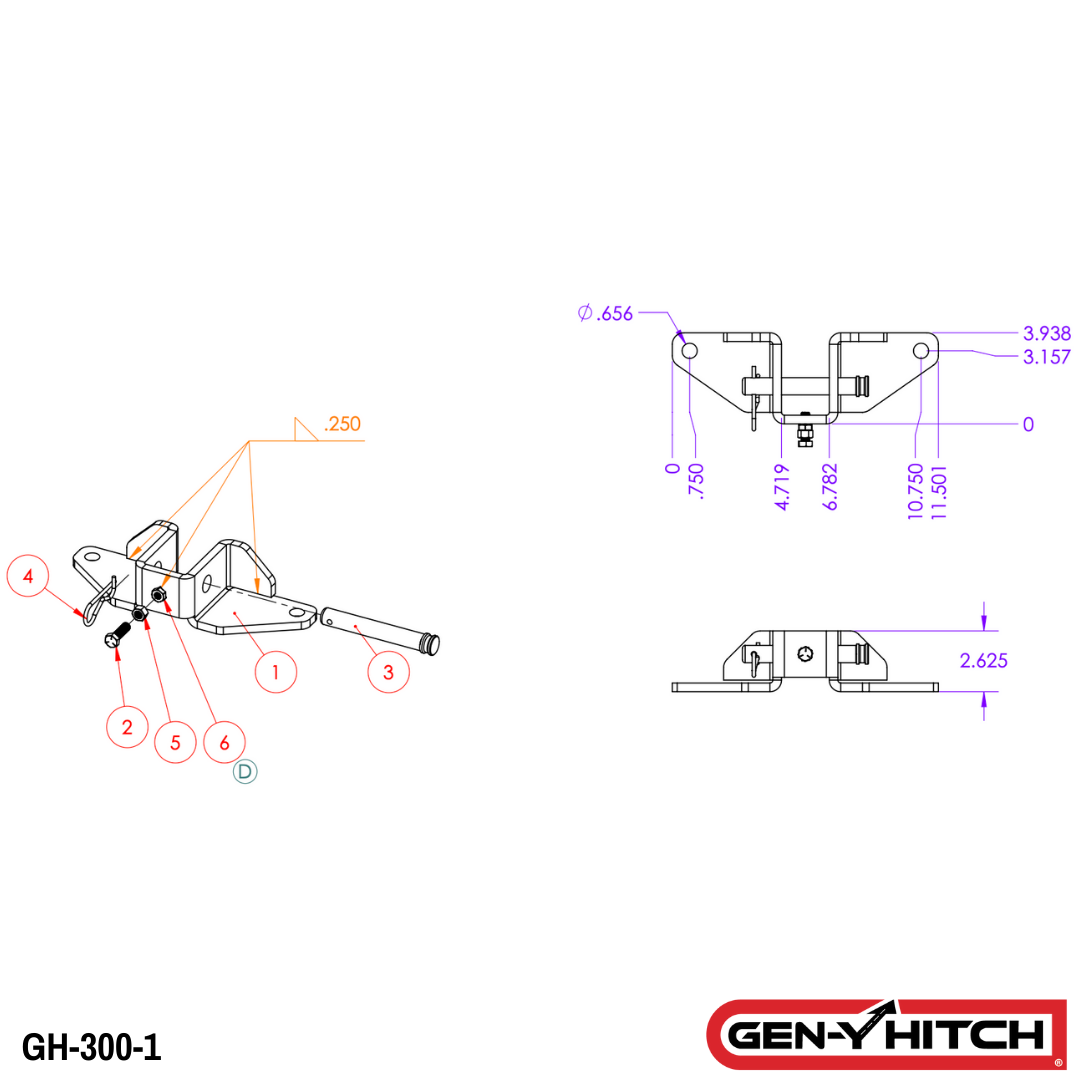 Gen Y Hitch Sway Control Head