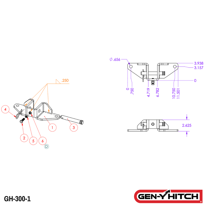 Gen Y Hitch Sway Control Head