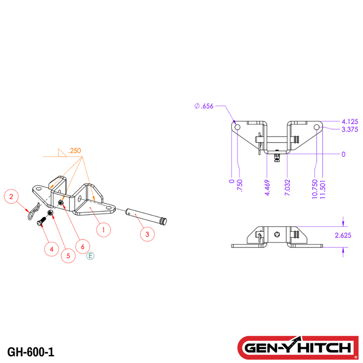 Gen Y Hitch Sway Control Head
