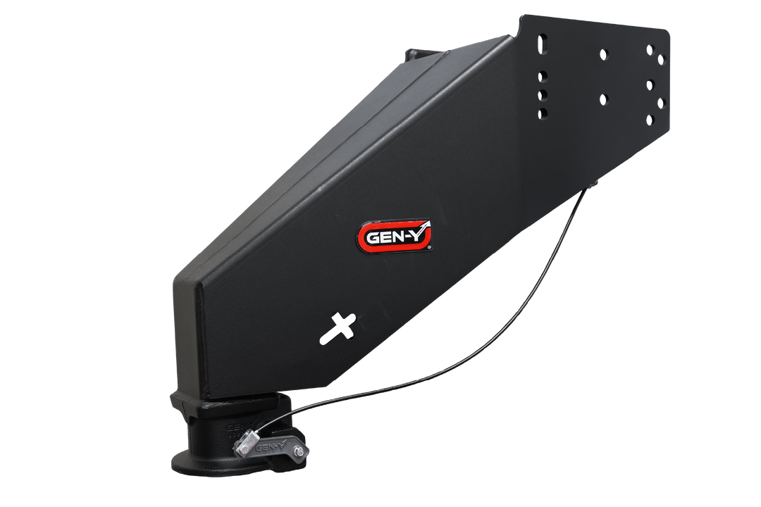 Gen Y Hitch NOMAD Fifth Wheel-to-Gooseneck Static Pin Box with SnapLatch Coupler