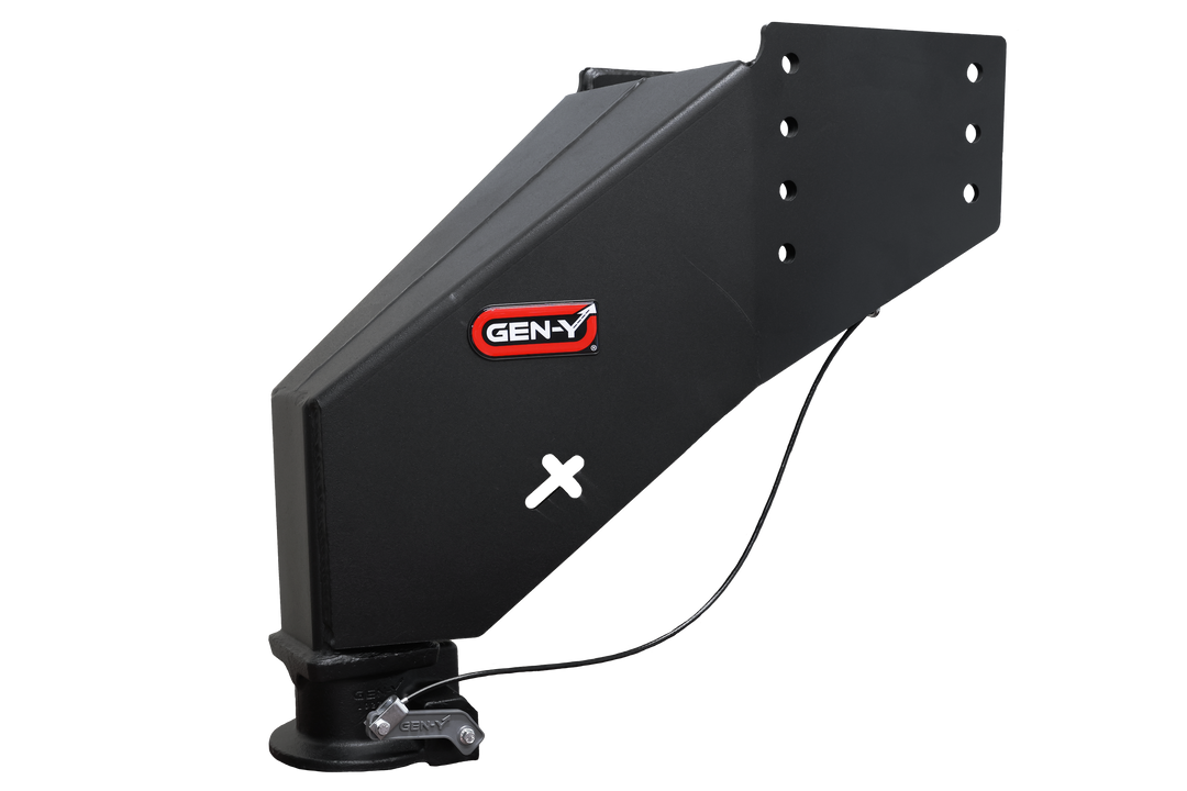 Gen Y Hitch NOMAD Fifth Wheel-to-Gooseneck Static Pin Box with SnapLatch Coupler