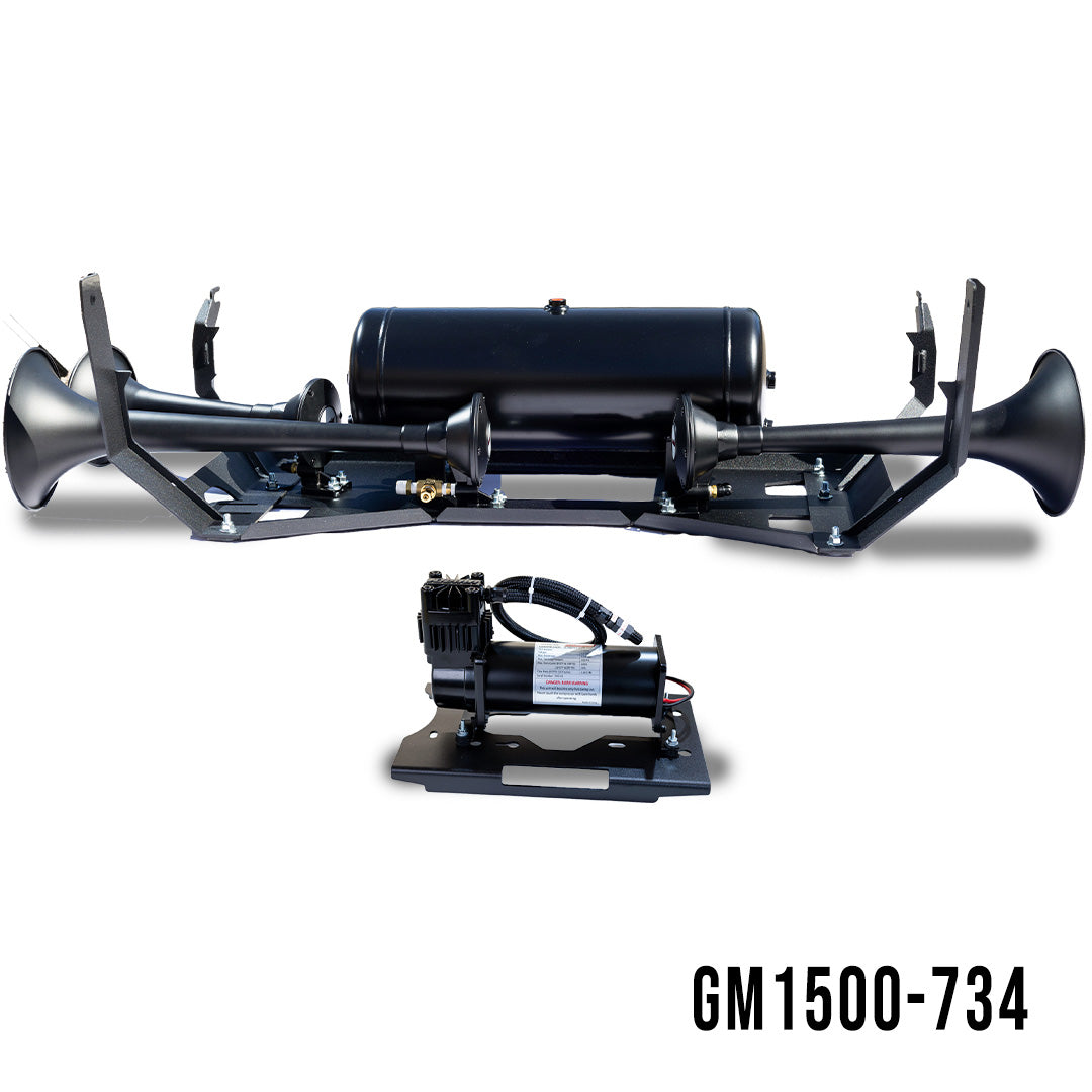 Kleinn Beast 230 Train Horn &amp; Onboard Air System - 2007-2018 Silverado &amp; Sierra 1500 - image 4