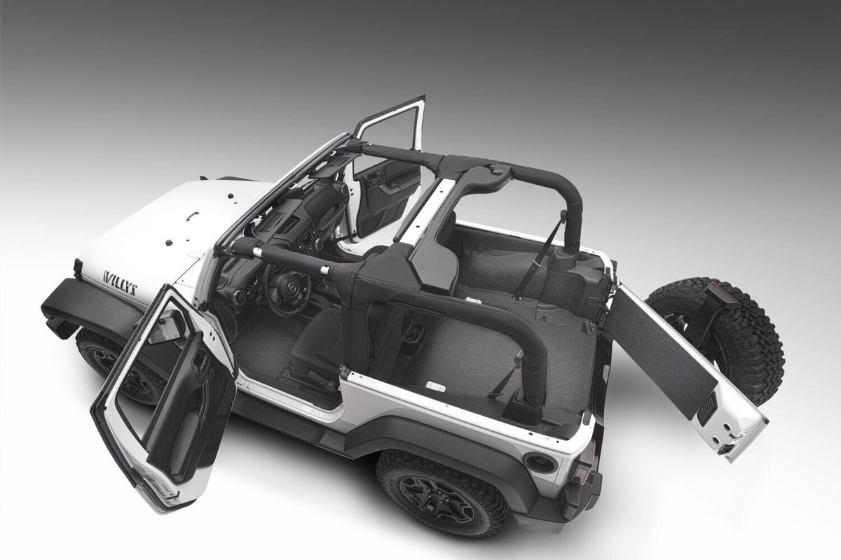 Husky Liners Guardian Impact Jeep Liner - 2007-2010 Jeep Wrangler 2-Door Rear