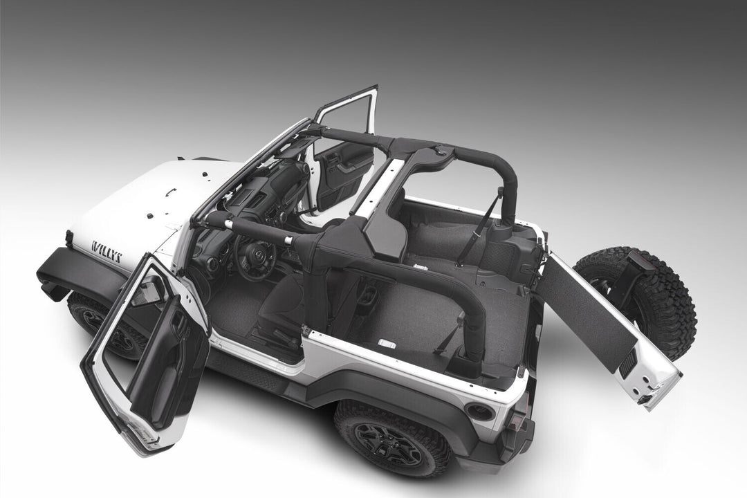 Husky Liners Guardian Impact Jeep Liner - 2011-2017 Jeep Wrangler 2-Door Rear