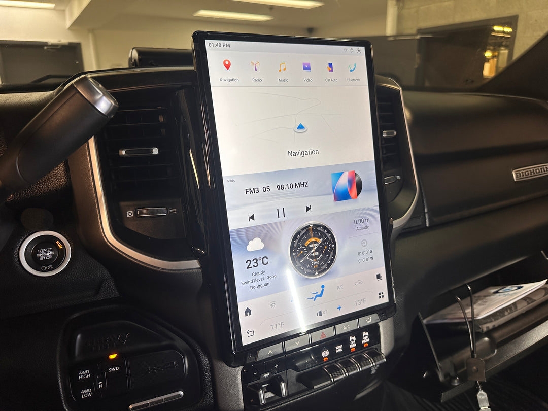 Ram 3500 Tesla Style Screen 2019-2024