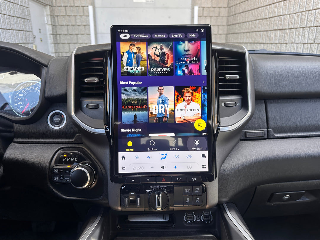 Ram 3500 Tesla Style Screen 2013-2018