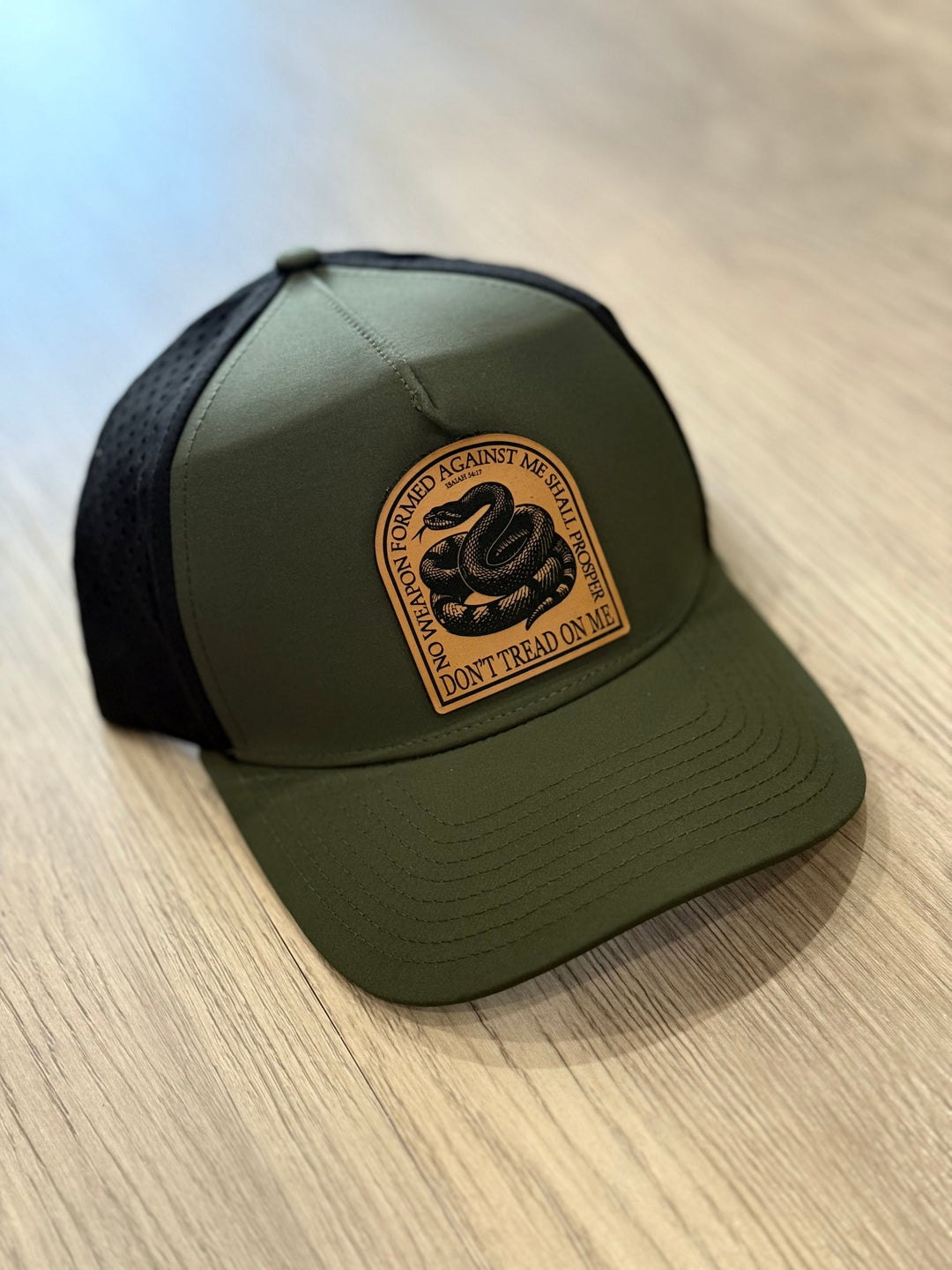 DTOM Leather Patch Hat