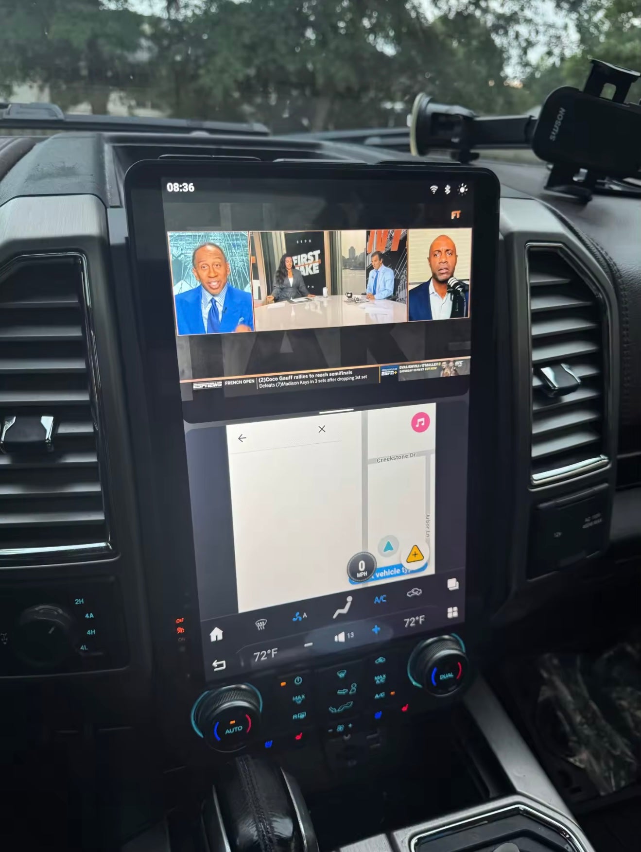 Ford F450 Tesla Screen 2017-2022