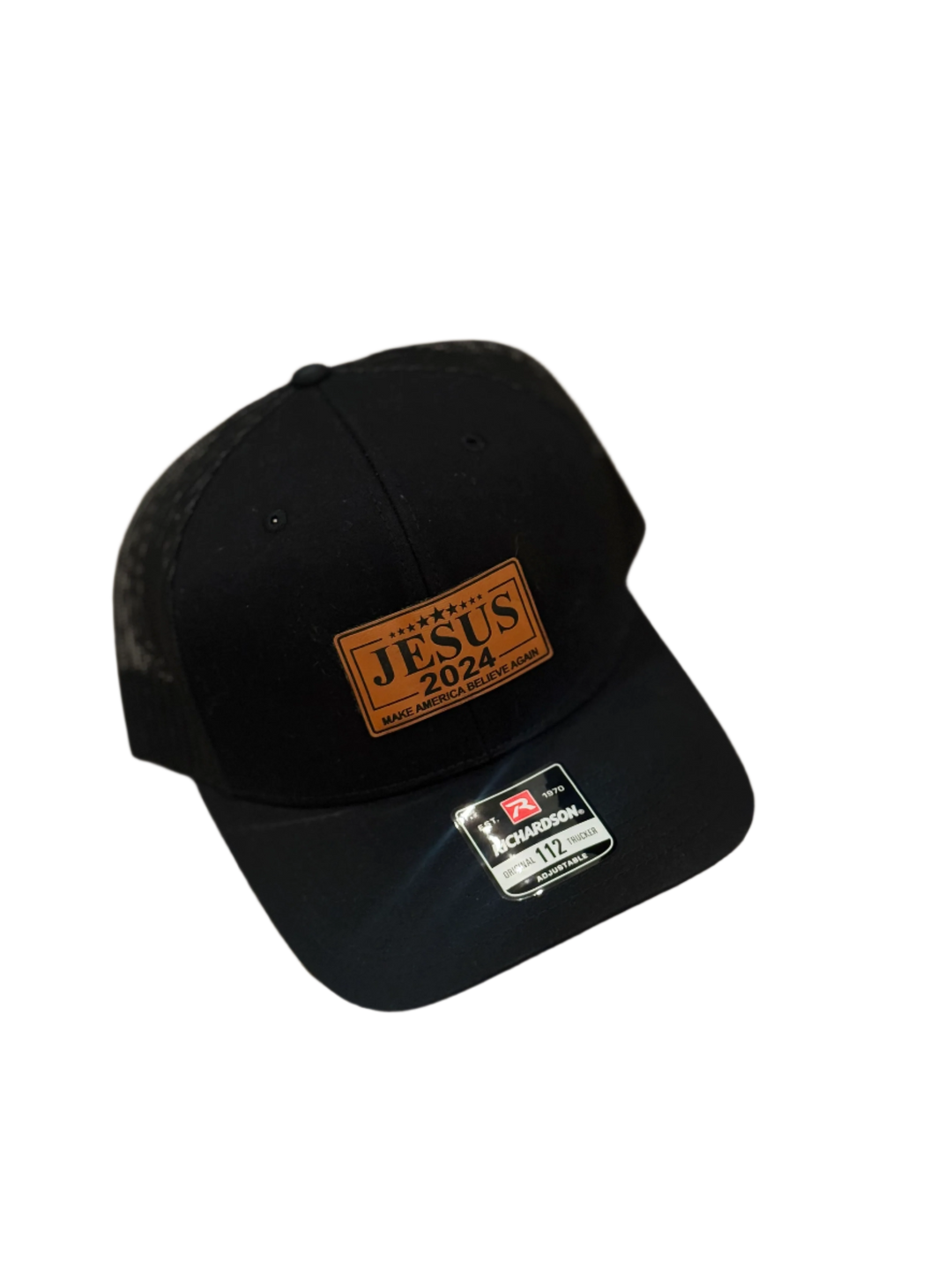 Jesus 2024 Leather Patch Hat