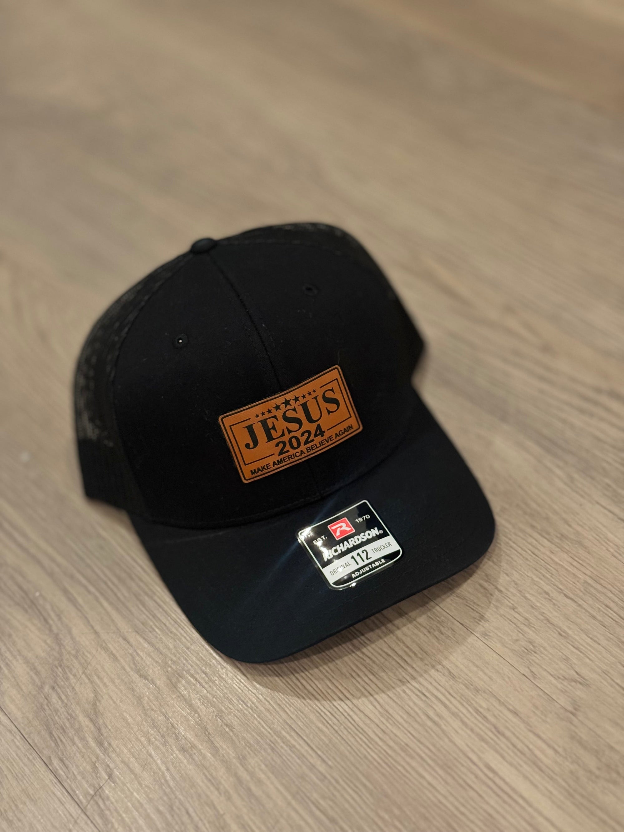 Jesus 2024 Leather Patch Hat