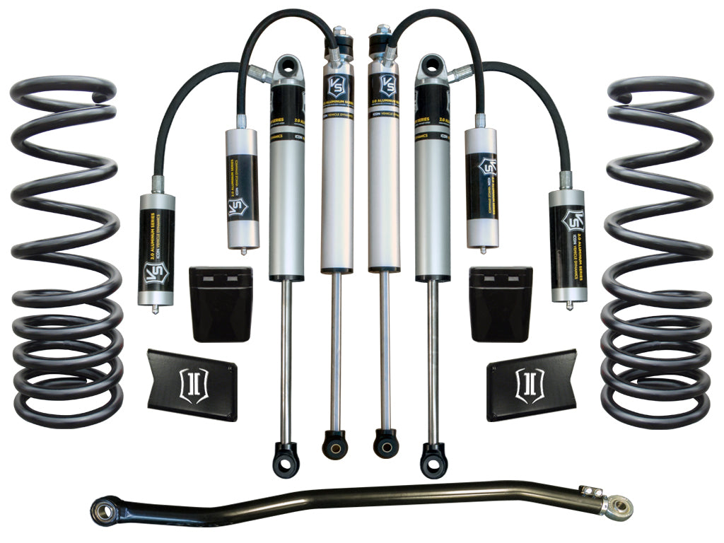 ICON Vehicle Dynamics 2003-12 Ram 2500/3500 4WD, 2.5" Lift, Stage 2 Suspension System