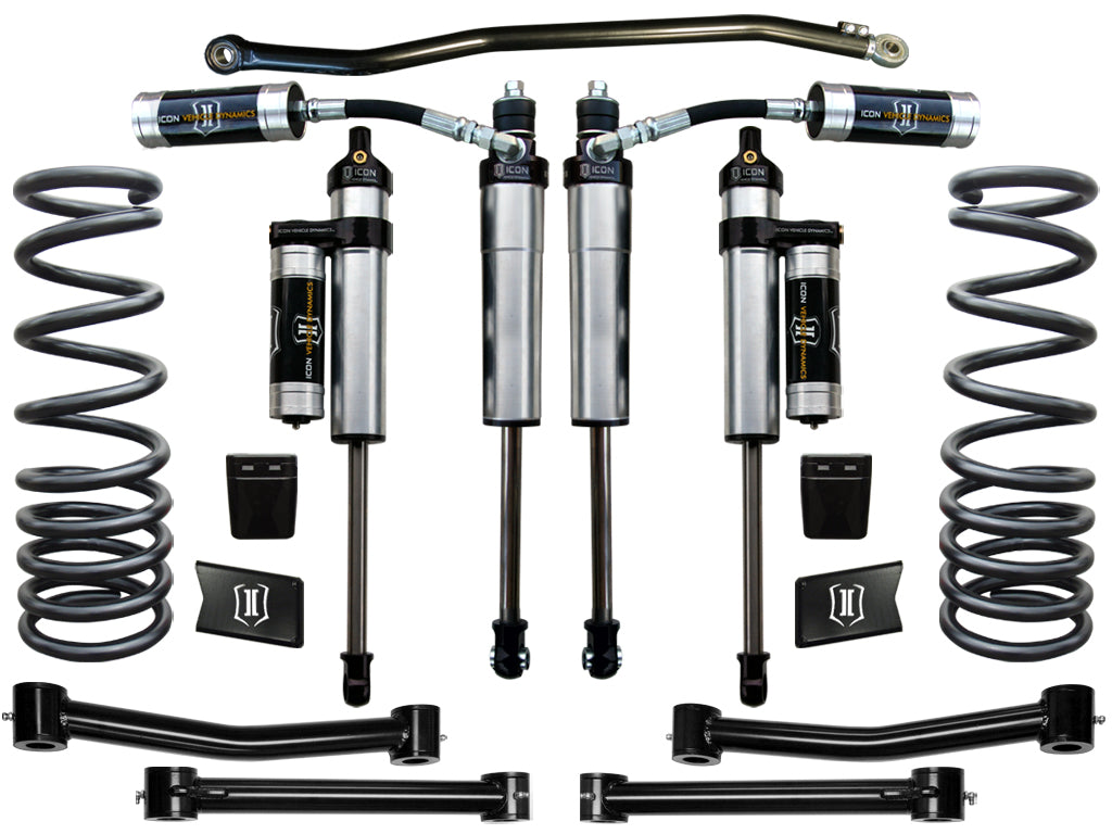 ICON Vehicle Dynamics 2003-12 Ram 2500/3500 4WD, 2.5" Lift, Stage 4 Suspension System
