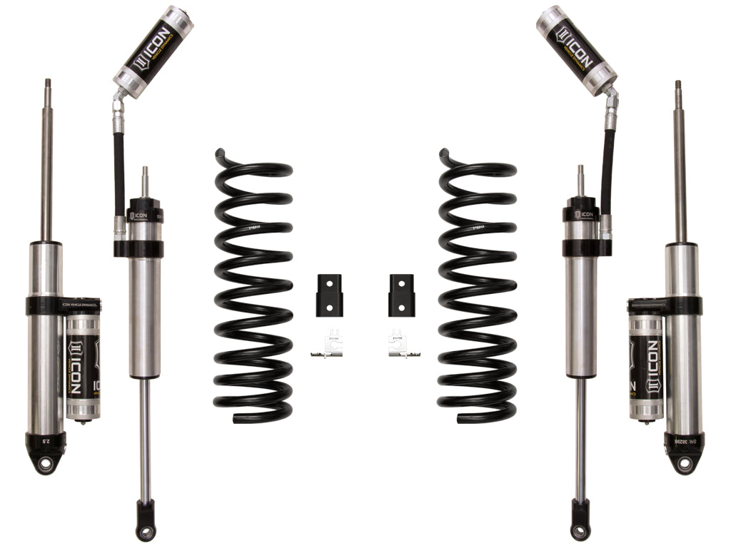 ICON Vehicle Dynamics 2014-2026 Ram 2500 4WD, Diesel, OEM Air Spring Rear, 2.5" Lift, Stage 2 Suspension System