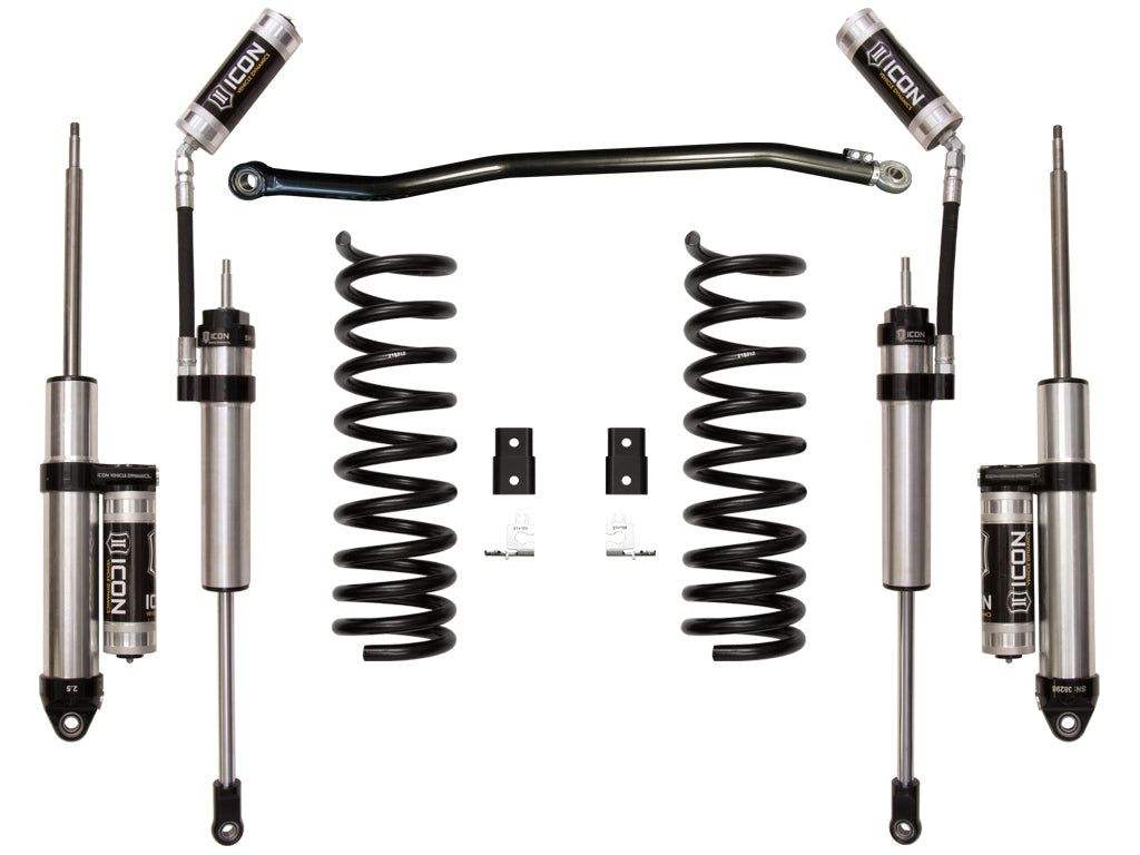 ICON Vehicle Dynamics 2014-2026 Ram 2500 4WD, Diesel, OEM Air Spring Rear, 2.5" Lift, Stage 3 Suspension System