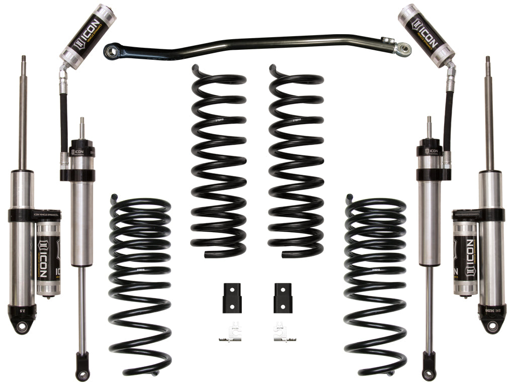 ICON Vehicle Dynamics 2014-2026 Ram 2500 4WD, Diesel, Coil Spring Rear, 2.5" Lift, Stage 3 Suspension System, w/ Performance Rear Coil Springs