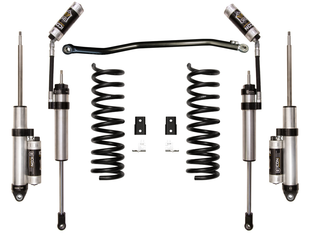 ICON Vehicle Dynamics 2014-2026 Ram 2500 4WD, Diesel, Coil Spring Rear, 2.5" Lift, Stage 4 Suspension System