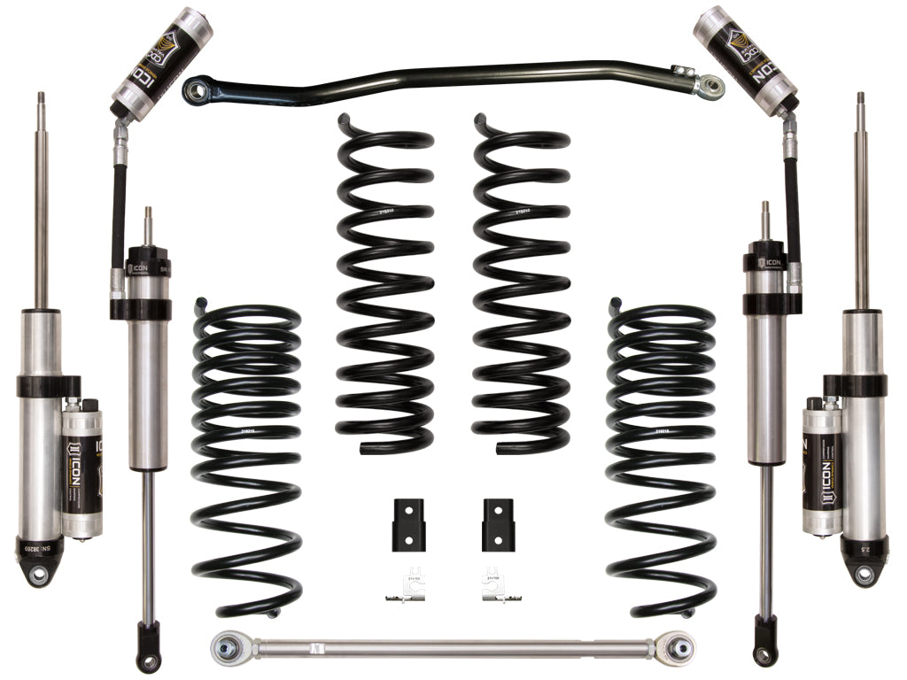 ICON Vehicle Dynamics 2014-2026 Ram 2500 4WD, Diesel, Coil Spring Rear, 2.5" Lift, Stage 4 Suspension System, w/ Performance Rear Coil Springs
