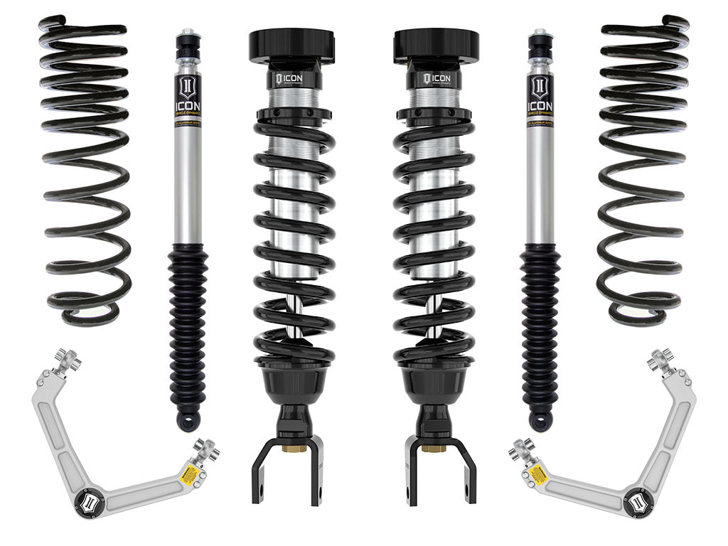ICON Vehicle Dynamics 2019-2026 Ram 1500, 2-3" Lift, Stage 2 Suspension System, Billet