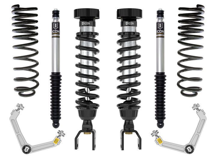 ICON Vehicle Dynamics 2019-2026 Ram 1500, 2-3" Lift, Stage 2 Suspension System, Billet