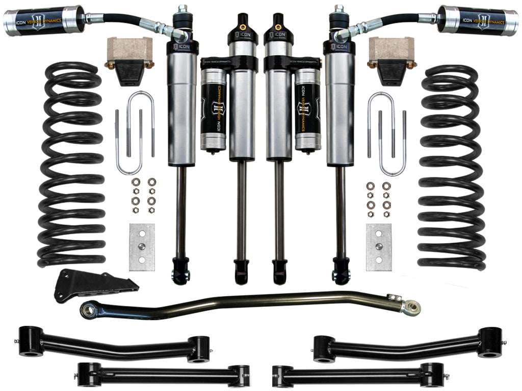 ICON Vehicle Dynamics 2003-2008 Ram 2500/3500 4WD, 4.5" Lift, Stage 4 Suspension System