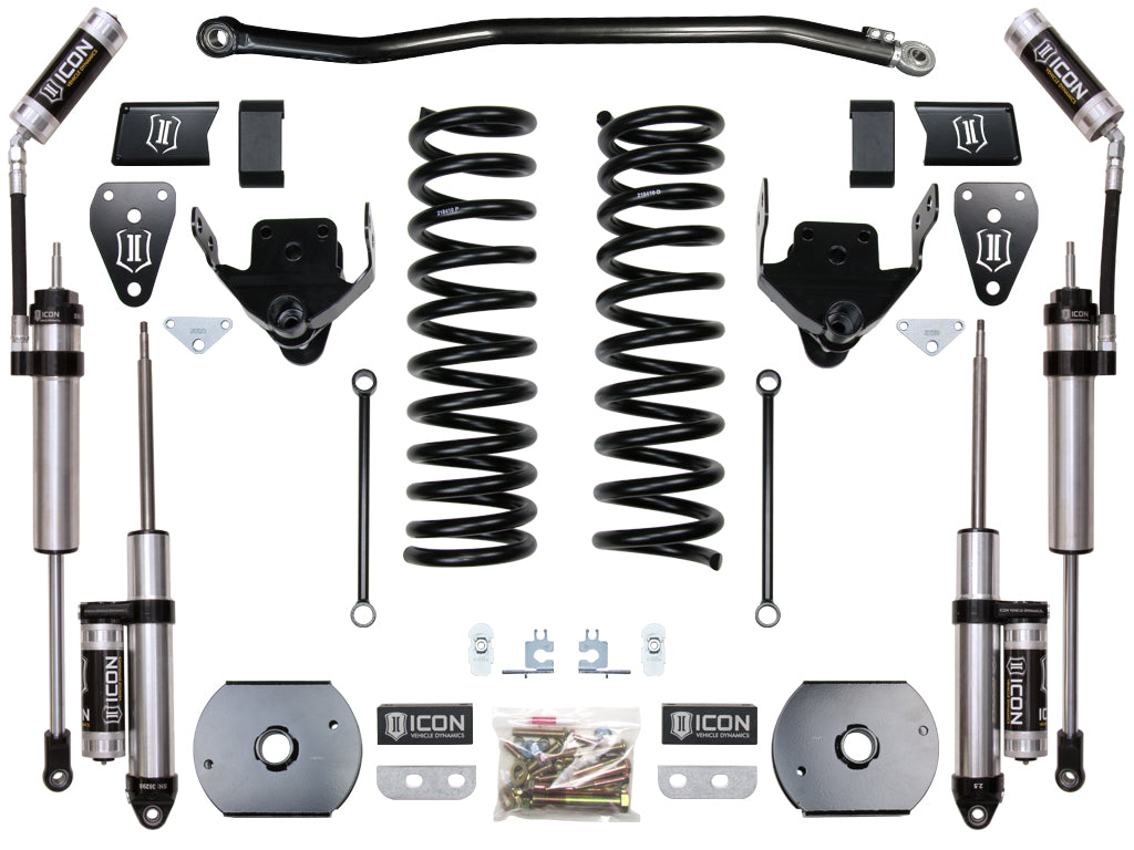 ICON Vehicle Dynamics 2014-2026 Ram 2500 4WD, Diesel, OEM Air Spring Rear, 4.5" Lift, Stage 2 Suspension System