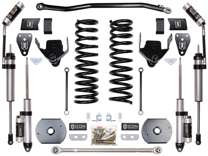 ICON Vehicle Dynamics 2014-2026 Ram 2500 4WD, Diesel, OEM Air Spring Rear, 4.5" Lift, Stage 3 Suspension System