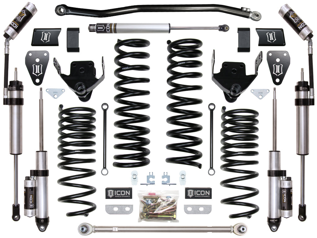 ICON Vehicle Dynamics 2014-2026 Ram 2500 4WD, Diesel, Coil Spring Rear, 4.5" Lift, Stage 4 Suspension System, w/ Performance Rear Coil Springs