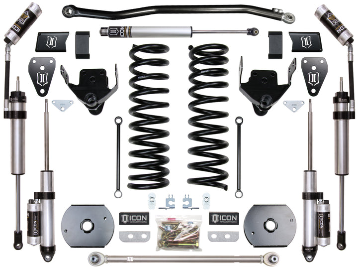 ICON Vehicle Dynamics 2014-2026 Ram 2500 4WD, Diesel, Coil Spring Rear, 4.5" Lift, Stage 4 Suspension System