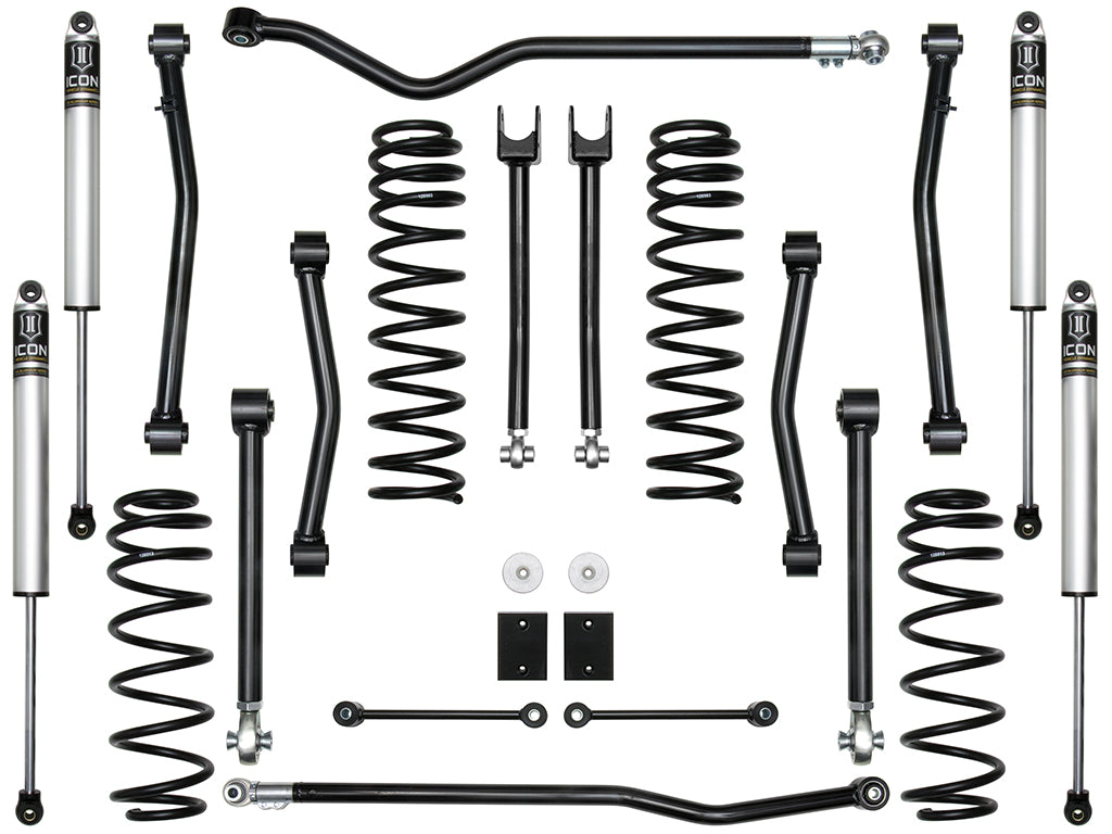 ICON Vehicle Dynamics 2018-Up Jeep JL Wrangler, 2.5" Lift, Stage 4 Suspension System