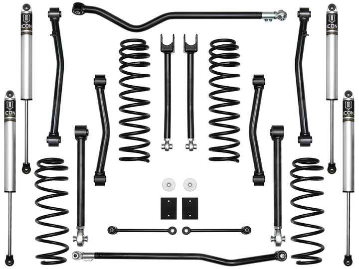 ICON Vehicle Dynamics 2018-Up Jeep JL Wrangler, 2.5" Lift, Stage 4 Suspension System