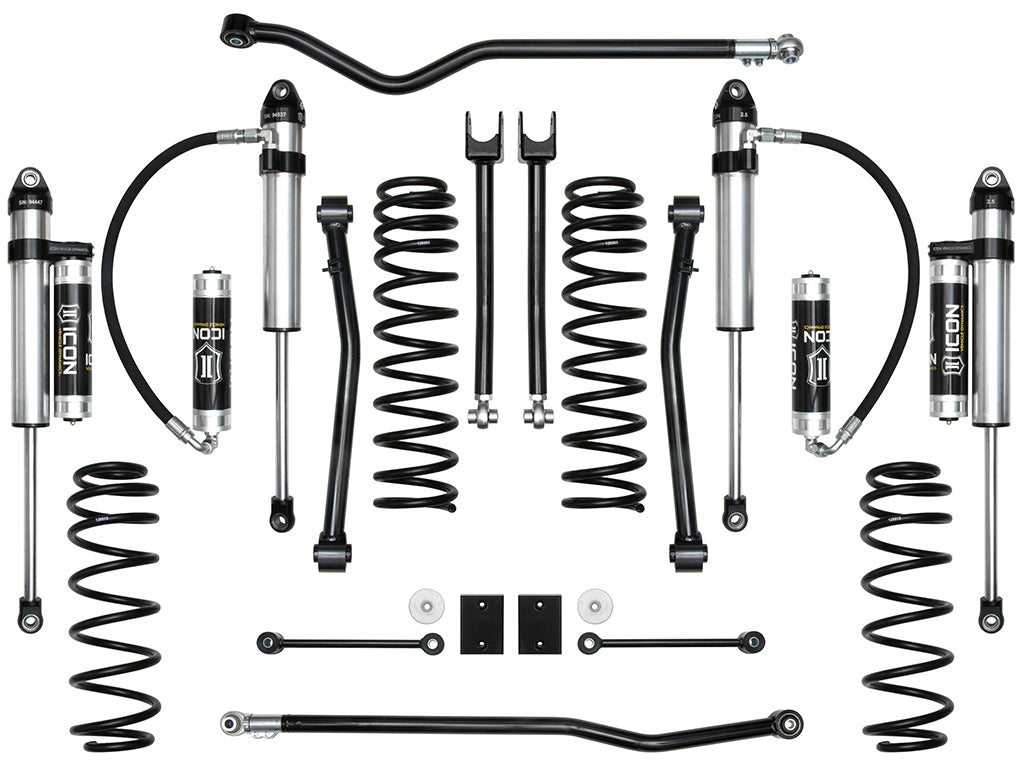 ICON Vehicle Dynamics 2018-Up Jeep JL Wrangler, 2.5" Lift, Stage 6 Suspension System