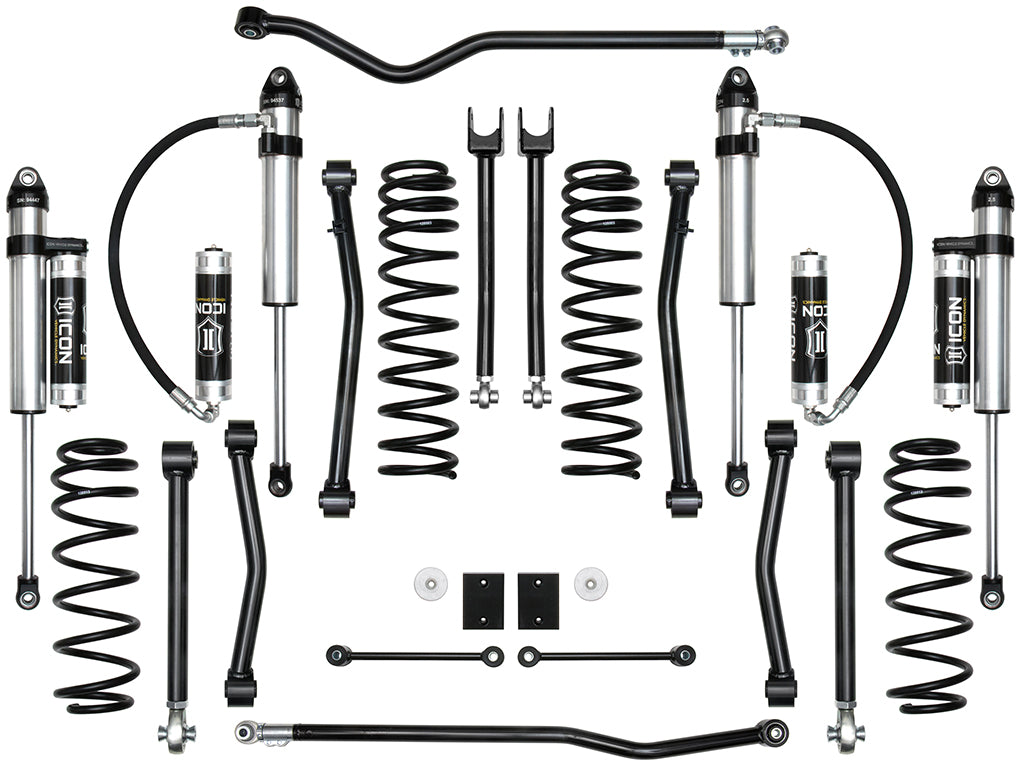 ICON Vehicle Dynamics 2018-Up Jeep JL Wrangler, 2.5" Lift, Stage 7 Suspension System