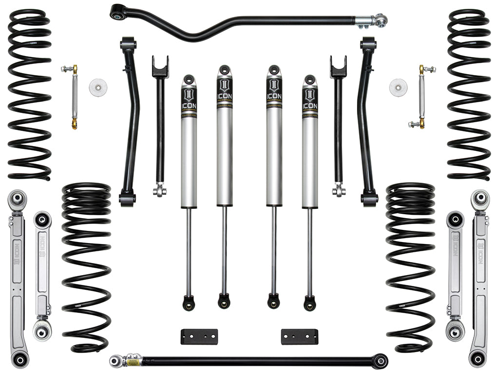 ICON Vehicle Dynamics 2020-Up Jeep Gladiator, 2.5" Lift, Stage 5 Suspension System, Billet UCA