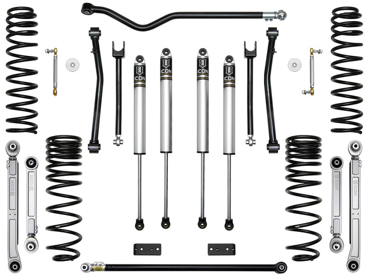 ICON Vehicle Dynamics 2020-Up Jeep Gladiator, 2.5" Lift, Stage 5 Suspension System, Billet UCA