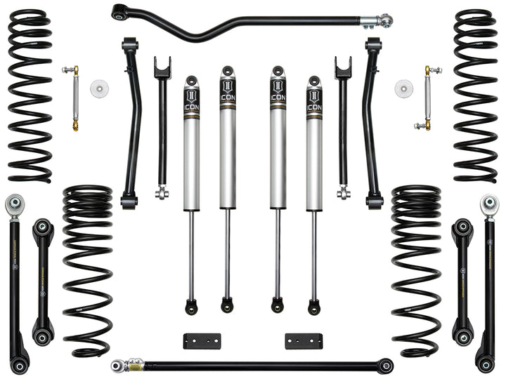ICON Vehicle Dynamics 2020-Up Jeep Gladiator, 2.5" Lift, Stage 5 Suspension System, Tubular UCA