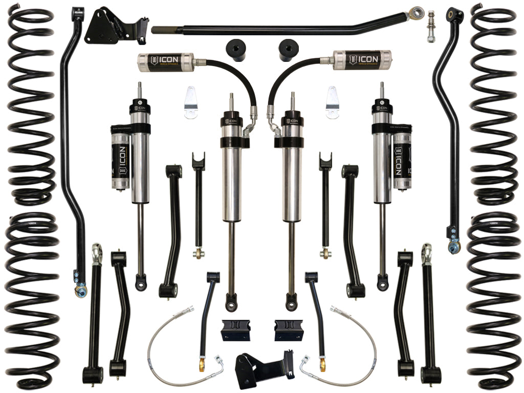 ICON Vehicle Dynamics 2007-18 Jeep JK Wrangler, 4.5" Lift, Stage 3 Suspension System