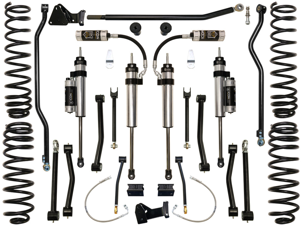 ICON Vehicle Dynamics 2007-18 Jeep JK Wrangler, 4.5" Lift, Stage 4 Suspension System