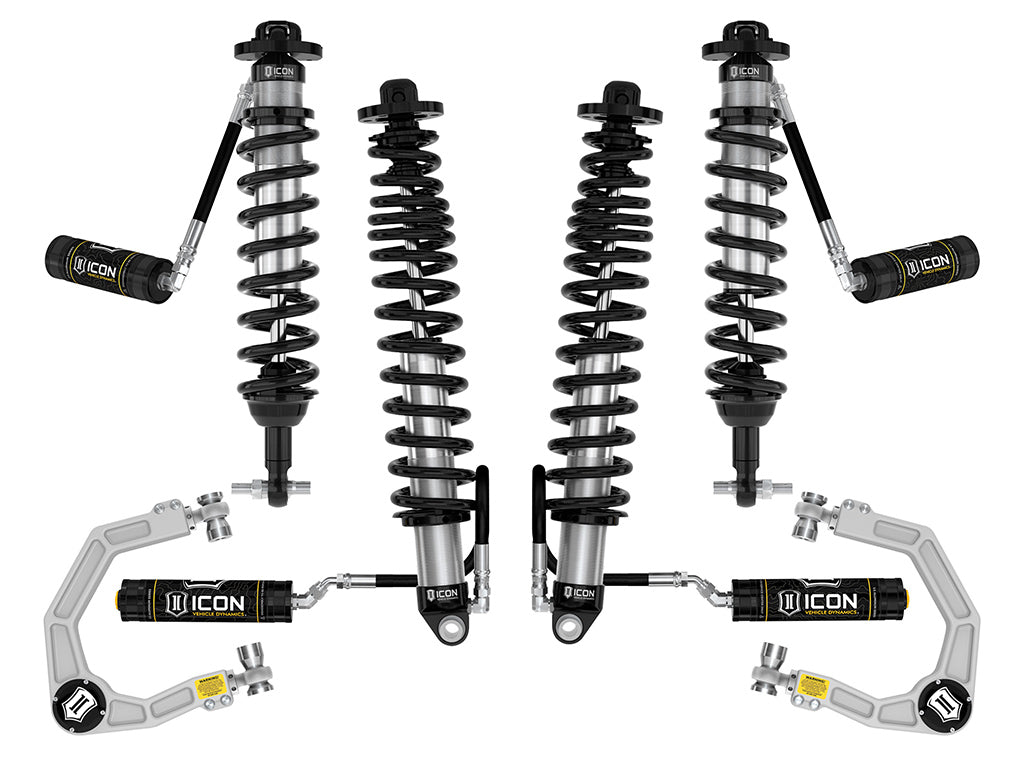 ICON Vehicle Dynamics 2021-2026 Ford Bronco, Non-Sasquatch, 3-4" Lift, Stage 4 Suspension System, Billet
