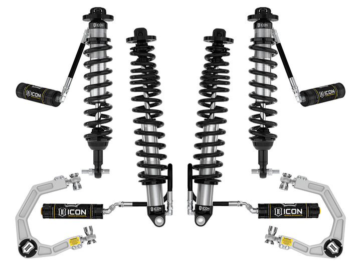 ICON Vehicle Dynamics 2021-2026 Ford Bronco, Non-Sasquatch, 3-4" Lift, Stage 4 Suspension System, Billet, Heavy Rate Rear Springs